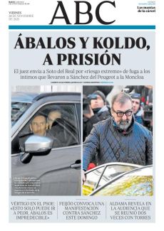 ÁBALOS Y KOLDO, A PRISIÓN