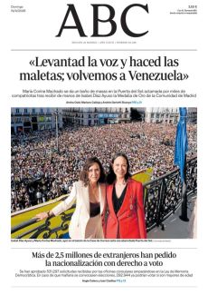 «LEVANTAD LA VOZ Y HACED LAS MALETAS; VOLVEMOS A VENEZUELA»