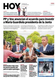 PP Y VOX ANUNCIAN EL ACUERDO PARA INVESTIR A MARÍA GUARDIOLA PRESIDENTA DE LA JUNTA