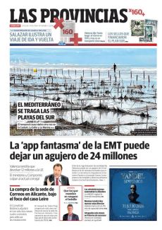 EL MEDITERRÁNEO SE TRAGA LAS PLAYAS DEL SUR