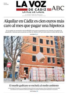ALQUILAR EN CÁDIZ ES CIEN EUROS MÁS CARO AL MES QUE PAGAR UNA HIPOTECA