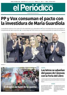 PP Y VOX CONSUMAN EL PACTO CON LA INVESTIDURA DE MARÍA GUARDIOLA