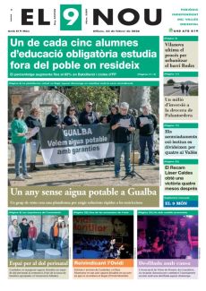 UN ANY SENSE AIGUA POTABLE A GUALBA