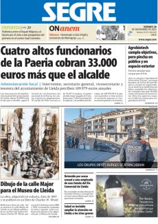 CUATRO ALTOS FUNCIONARIOS DE LA PAERIA COBRAN 33.000 EUROS MÁS QUE EL ALCALDE