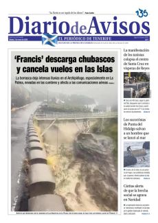 ‘FRANCIS’ DESCARGA CHUBASCOS Y CANCELA VUELOS EN LAS ISLAS