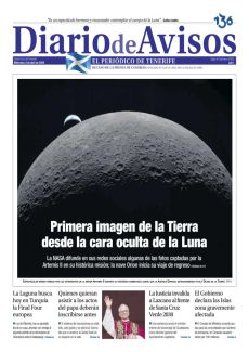 PRIMERA IMAGEN DE LA TIERRA DESDE LA CARA OCULTA DE LA LUNA