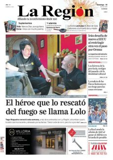 EL HÉROE QUE LO RESCATÓ DEL FUEGO SE LLAMA LOLO