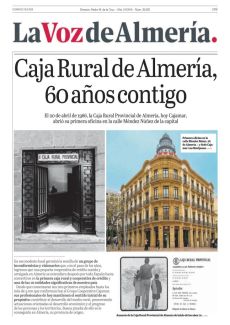 CAJA RURAL DE ALMERÍA, 60 AÑOS CONTIGO
