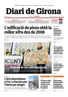 PROTESTA DE DOCENTS DESPLAÇATS