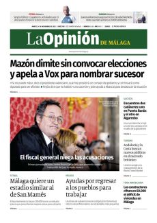 MAZÓN DIMITE SIN CONVOCAR ELECCIONES Y APELA A VOX PARA NOMBRAR SUCESOR
