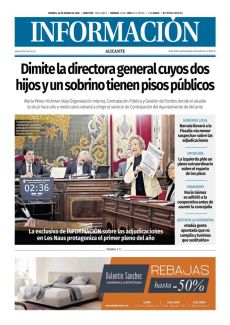 DIMITE LA DIRECTORA GENERAL CUYOS DOS HIJOS Y UN SOBRINO TIENEN PISOS PÚBLICOS