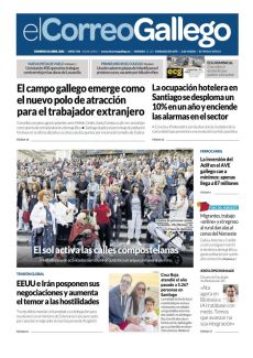 EL SOL ACTIVA LAS CALLES COMPOSTELANAS